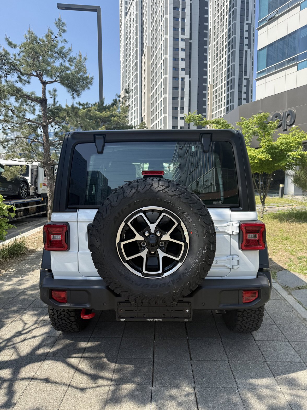 수원 랭글러 휠도색 블랙무광 시공 3번 — 명품휠스토리 동탄오산점