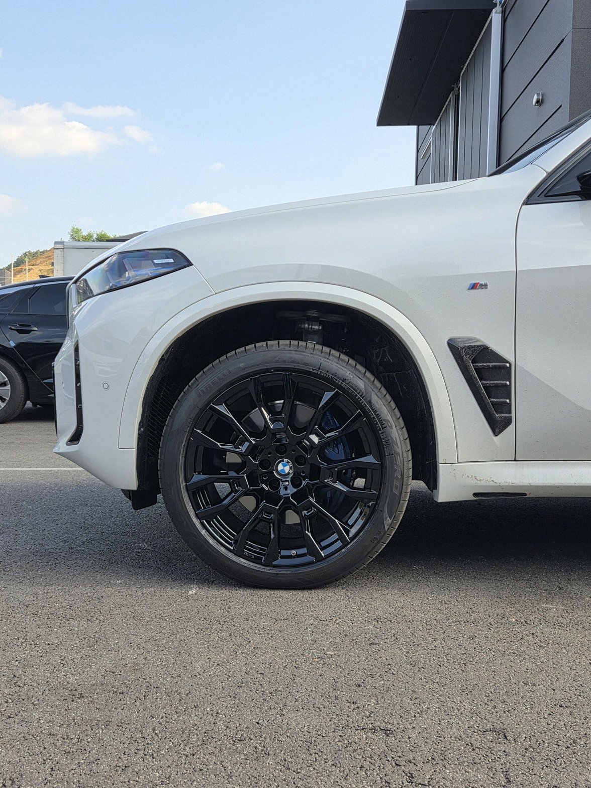 수원 BMWX5 휠복원도색 블랙유광 시공 1번 — 명품휠스토리 동탄오산점
