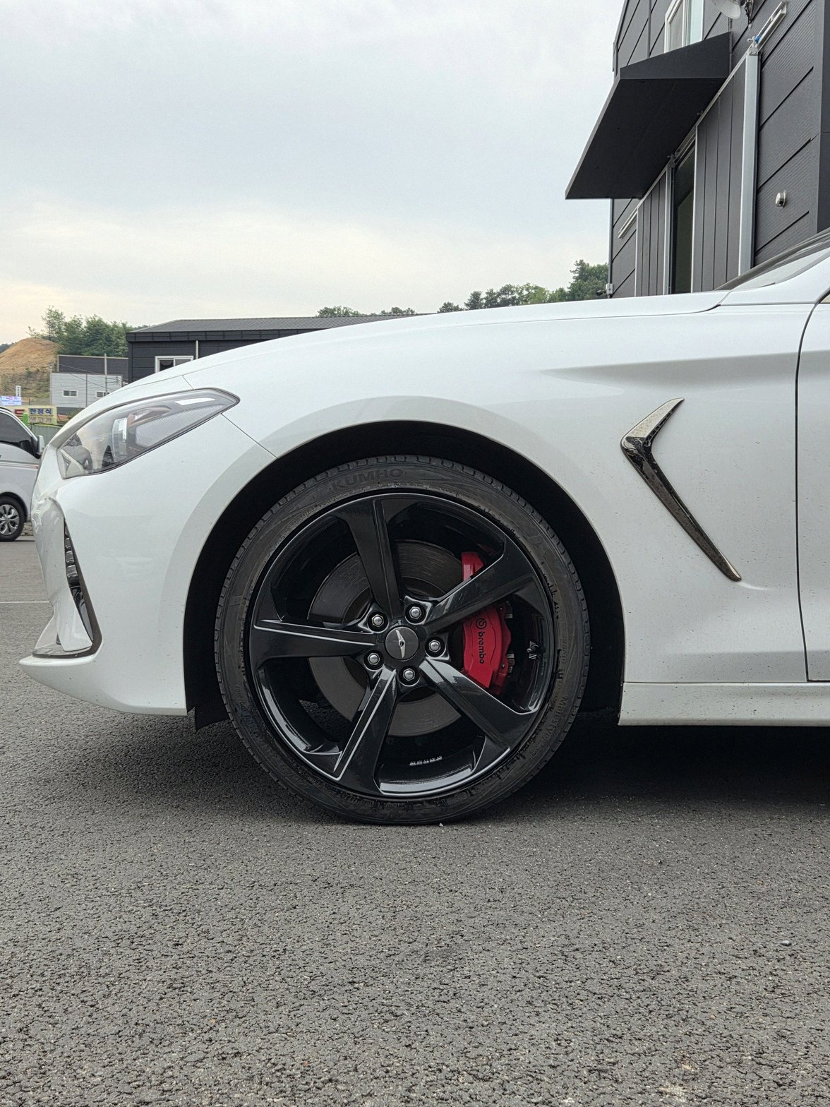 수원 BMW3GT 휠복원도색 블랙유광 시공 5번 — 명품휠스토리 동탄오산점