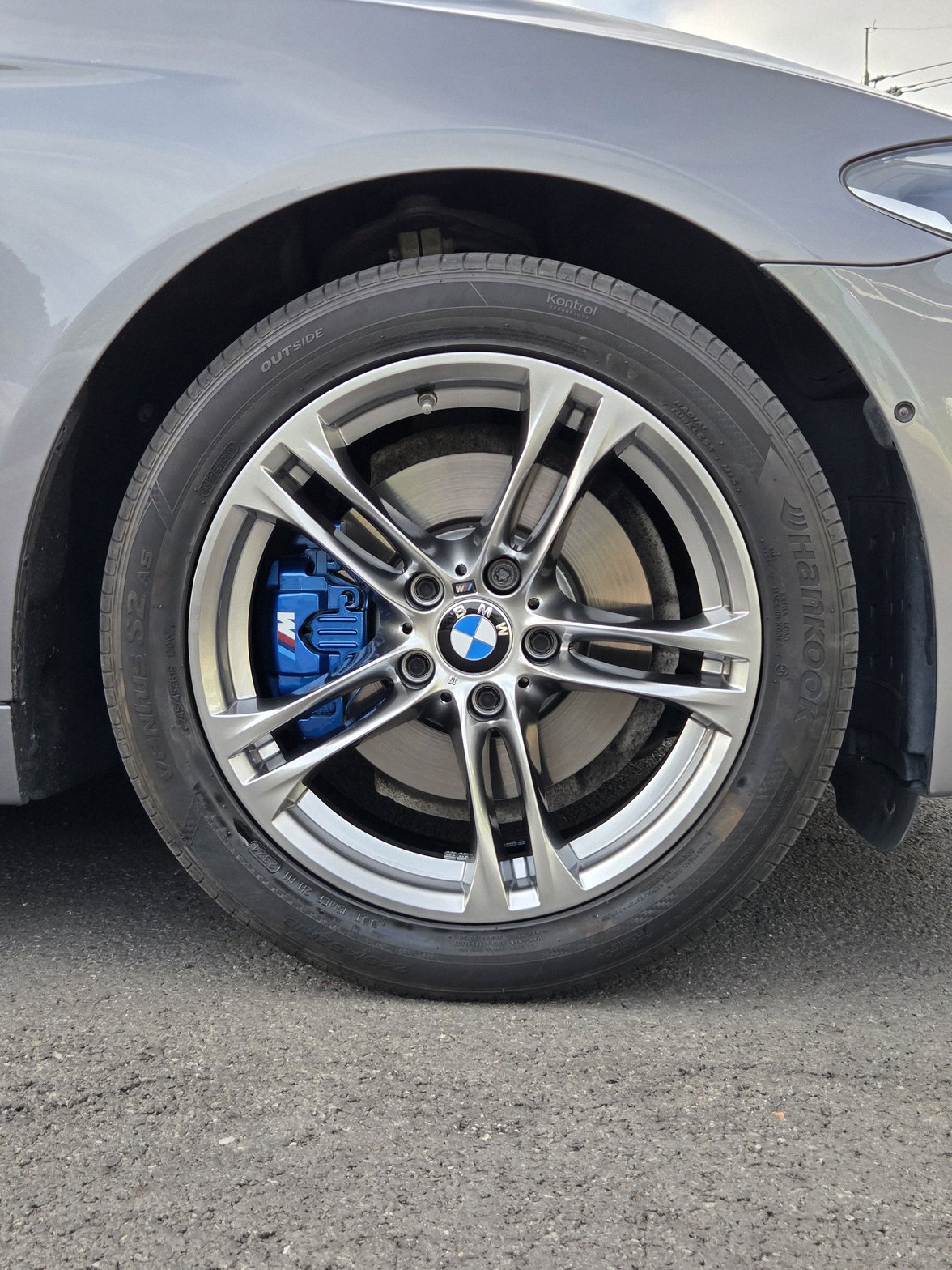오산 BMW5시리즈 휠복원도색 순정느낌 시공 7번 — 명품휠스토리 동탄오산점