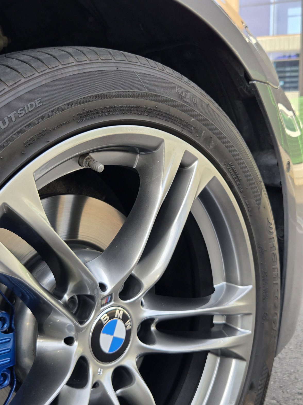 오산 BMW5시리즈 휠복원도색 순정느낌 시공 8번 — 명품휠스토리 동탄오산점