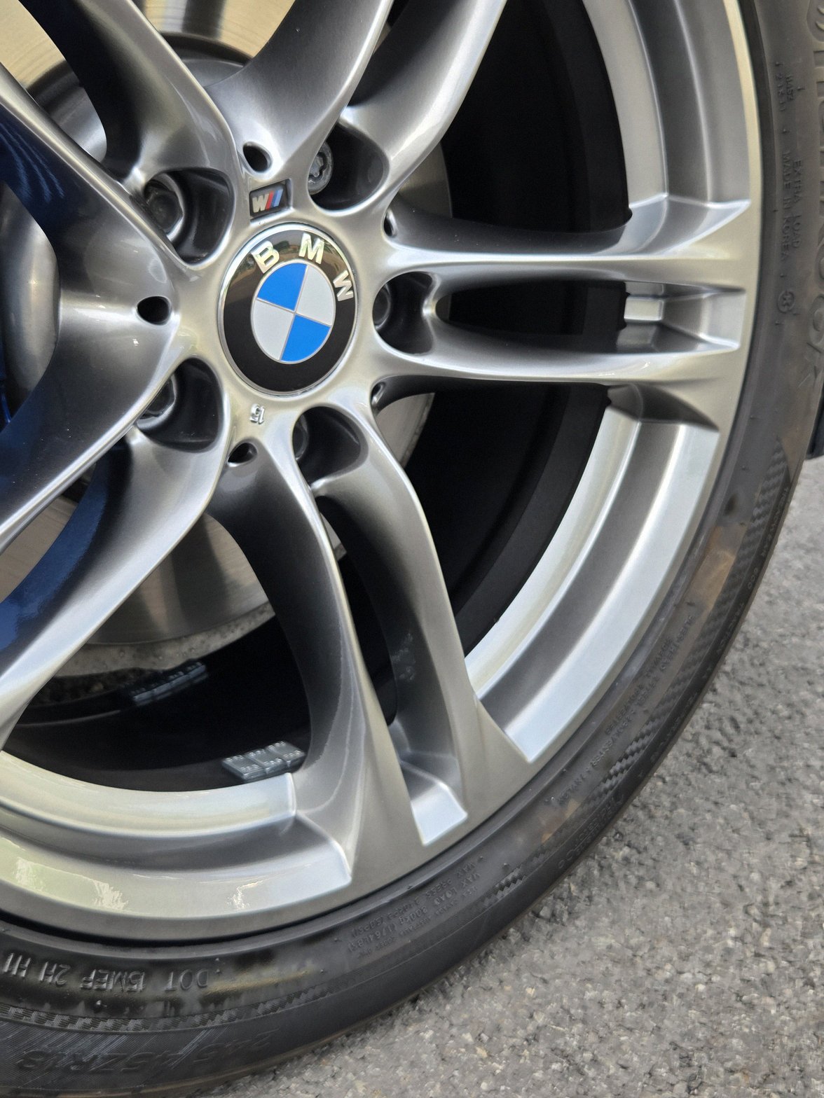 오산 BMW5시리즈 휠복원도색 순정느낌 시공 11번 — 명품휠스토리 동탄오산점