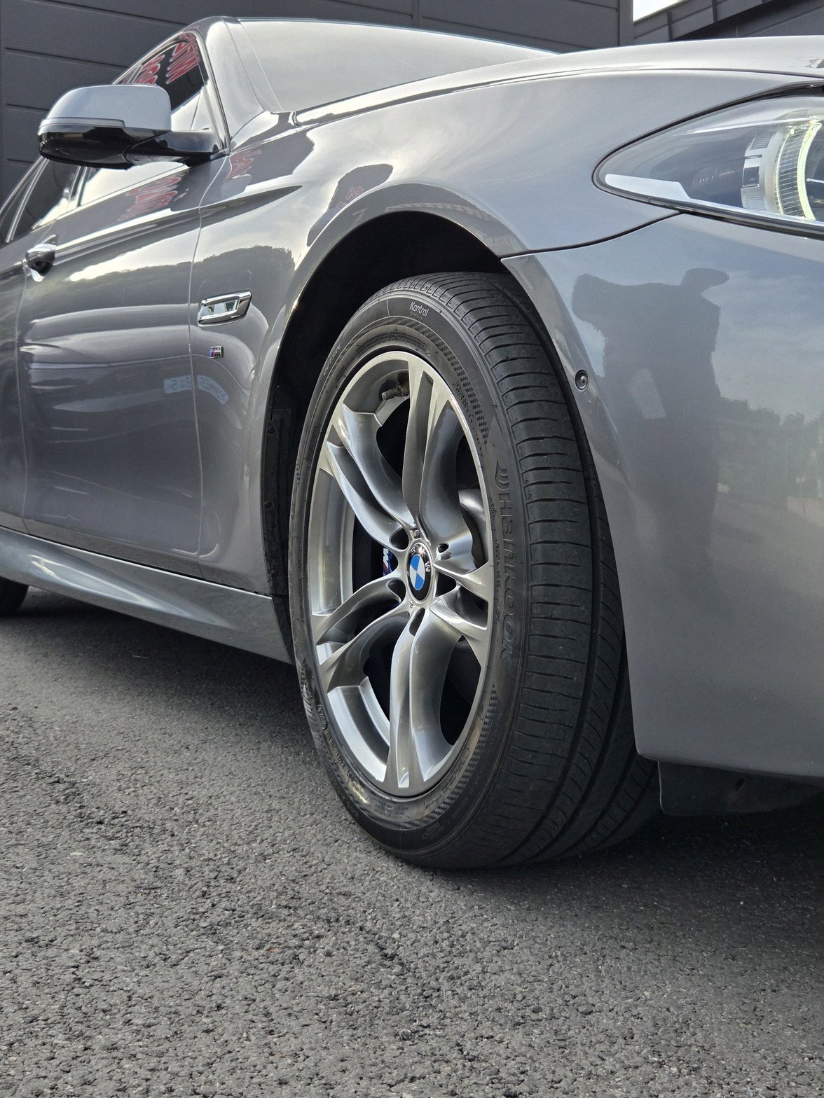 오산 BMW5시리즈 휠복원도색 순정느낌 시공 12번 — 명품휠스토리 동탄오산점