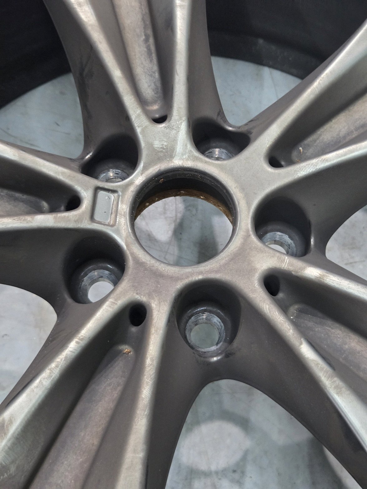 동탄 bmw 5시리즈 휠복원도색 블랙유광 시공 3번 — 명품휠스토리 동탄오산점