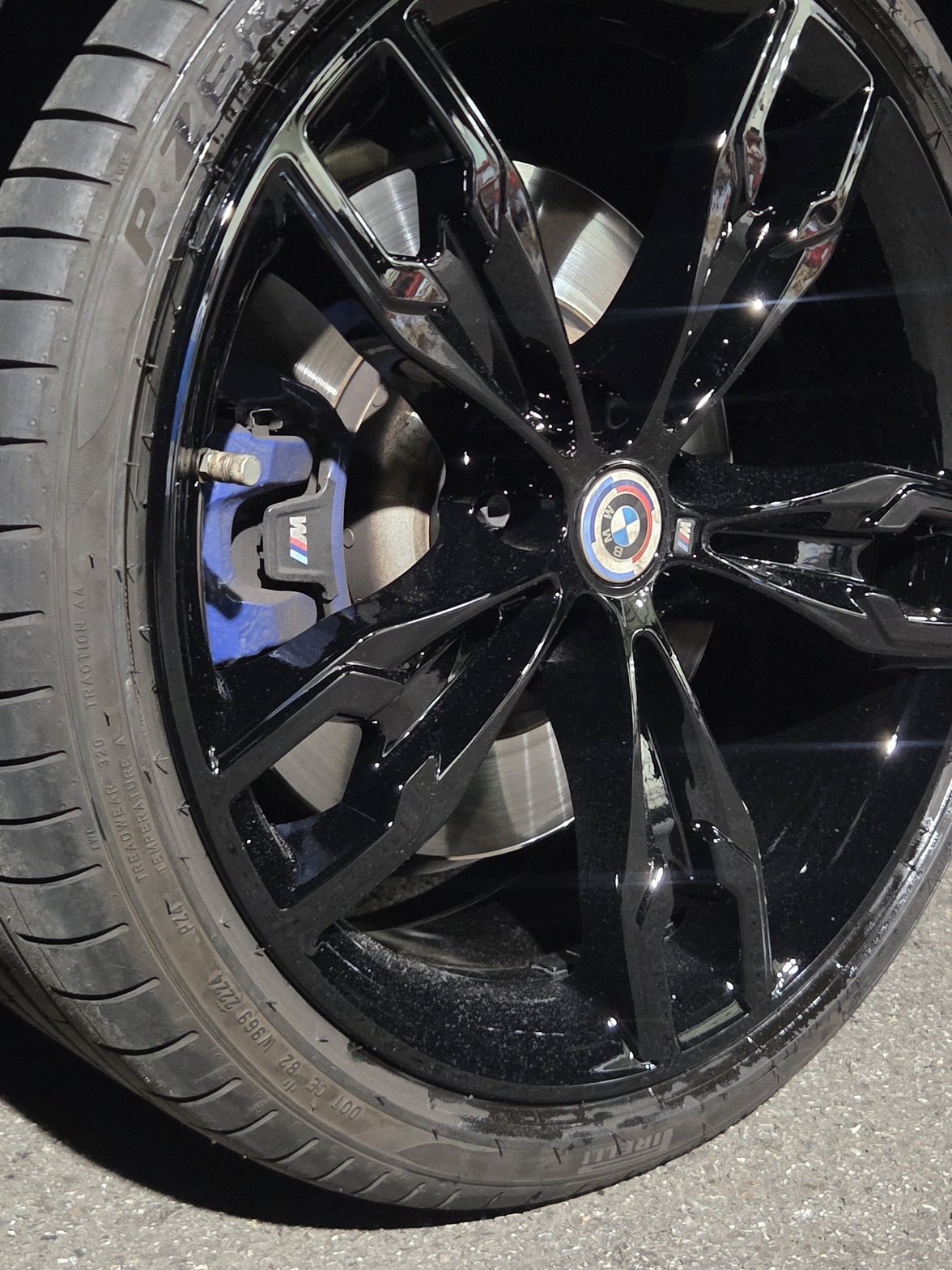 동탄 bmw 5시리즈 휠복원도색 블랙유광 시공 10번 — 명품휠스토리 동탄오산점