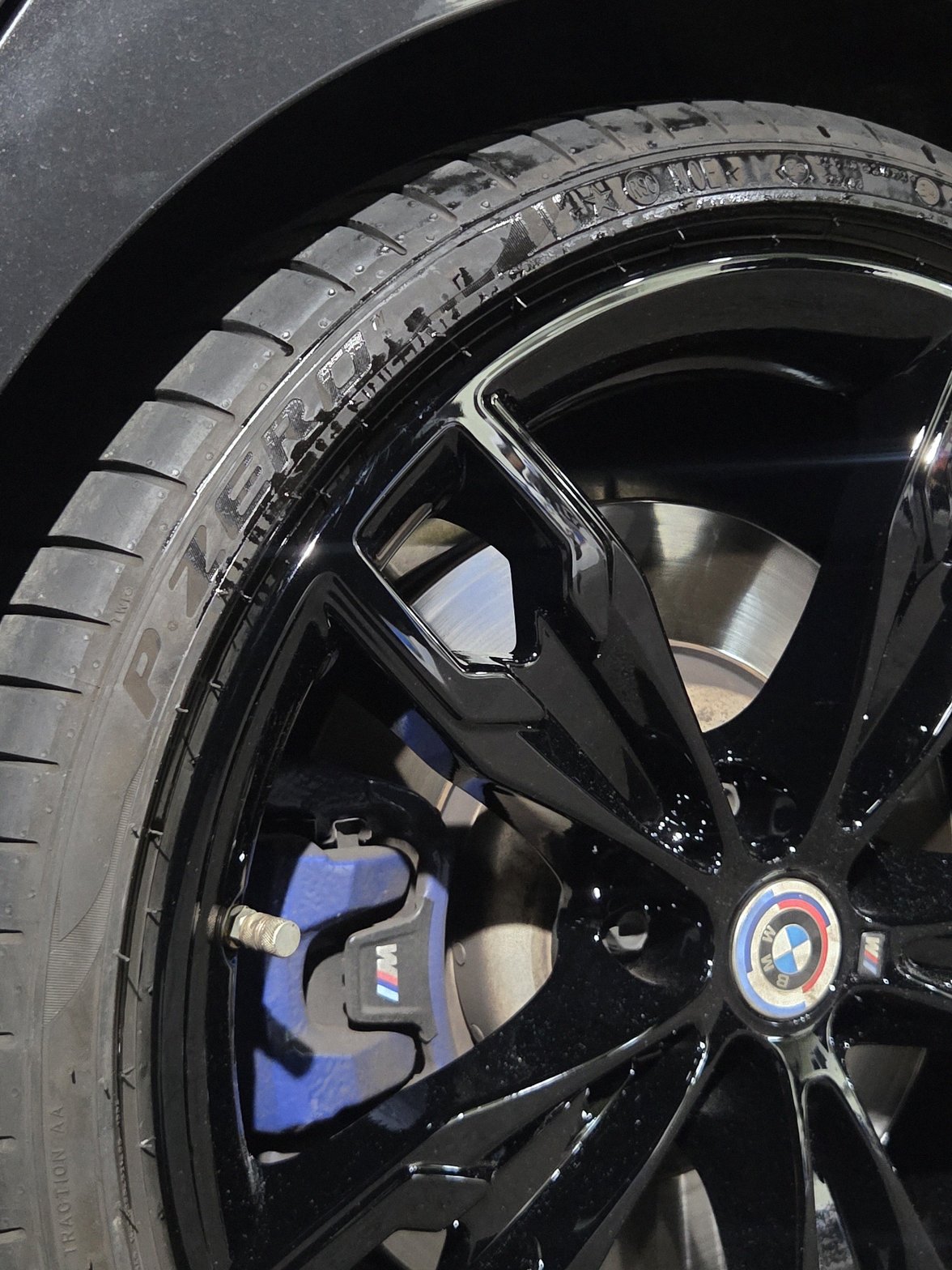 동탄 bmw 5시리즈 휠복원도색 블랙유광 시공 12번 — 명품휠스토리 동탄오산점