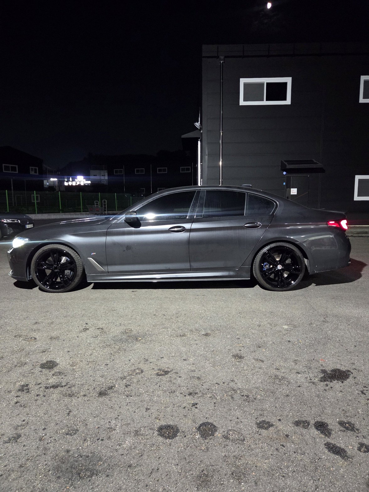 동탄 bmw 5시리즈 휠복원도색 블랙유광 시공 15번 — 명품휠스토리 동탄오산점