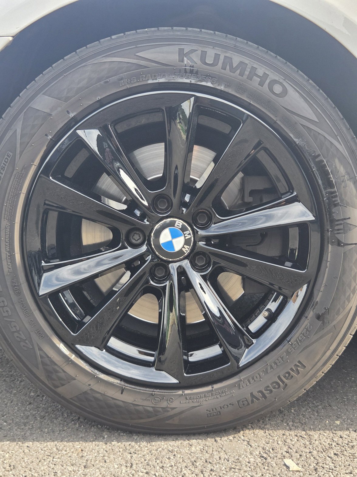수원 bmw3gt 휠복원도색 블랙유광 시공 10번 — 명품휠스토리 동탄오산점