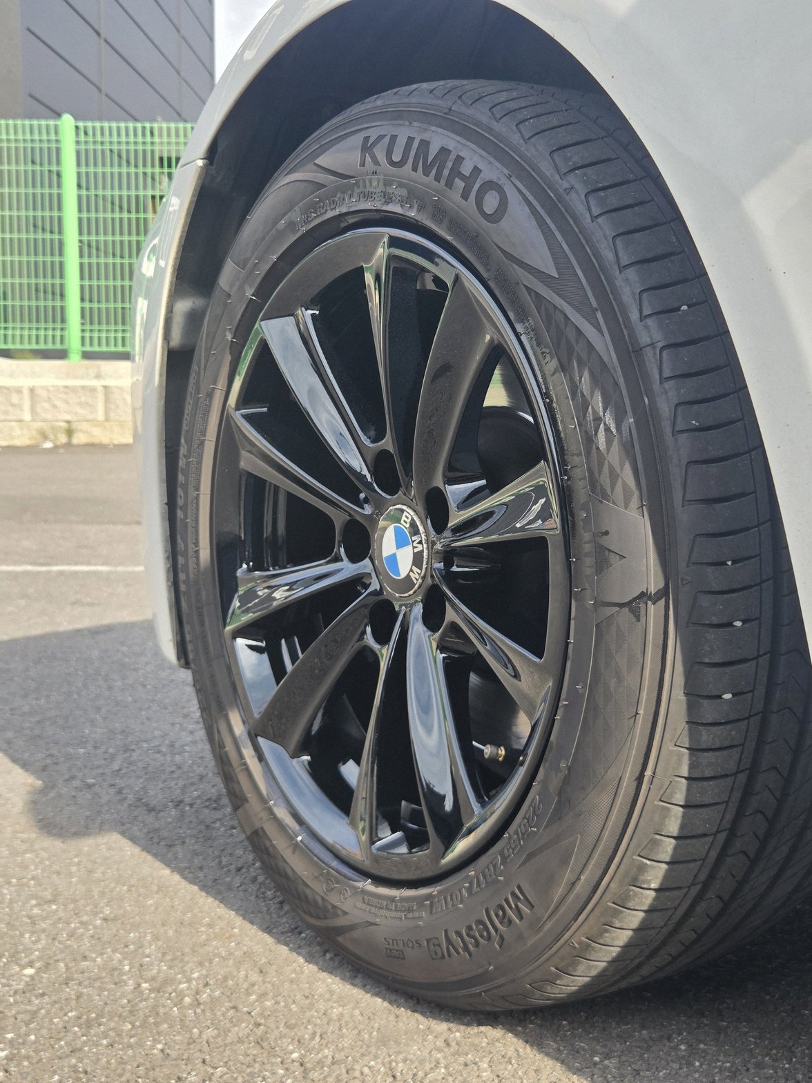 수원 bmw3gt 휠복원도색 블랙유광 시공 12번 — 명품휠스토리 동탄오산점