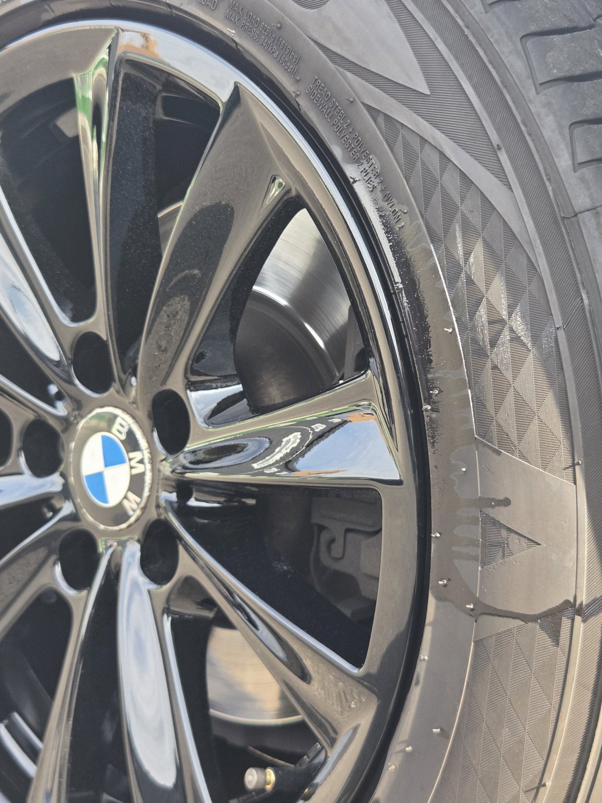 수원 bmw3gt 휠복원도색 블랙유광 시공 14번 — 명품휠스토리 동탄오산점