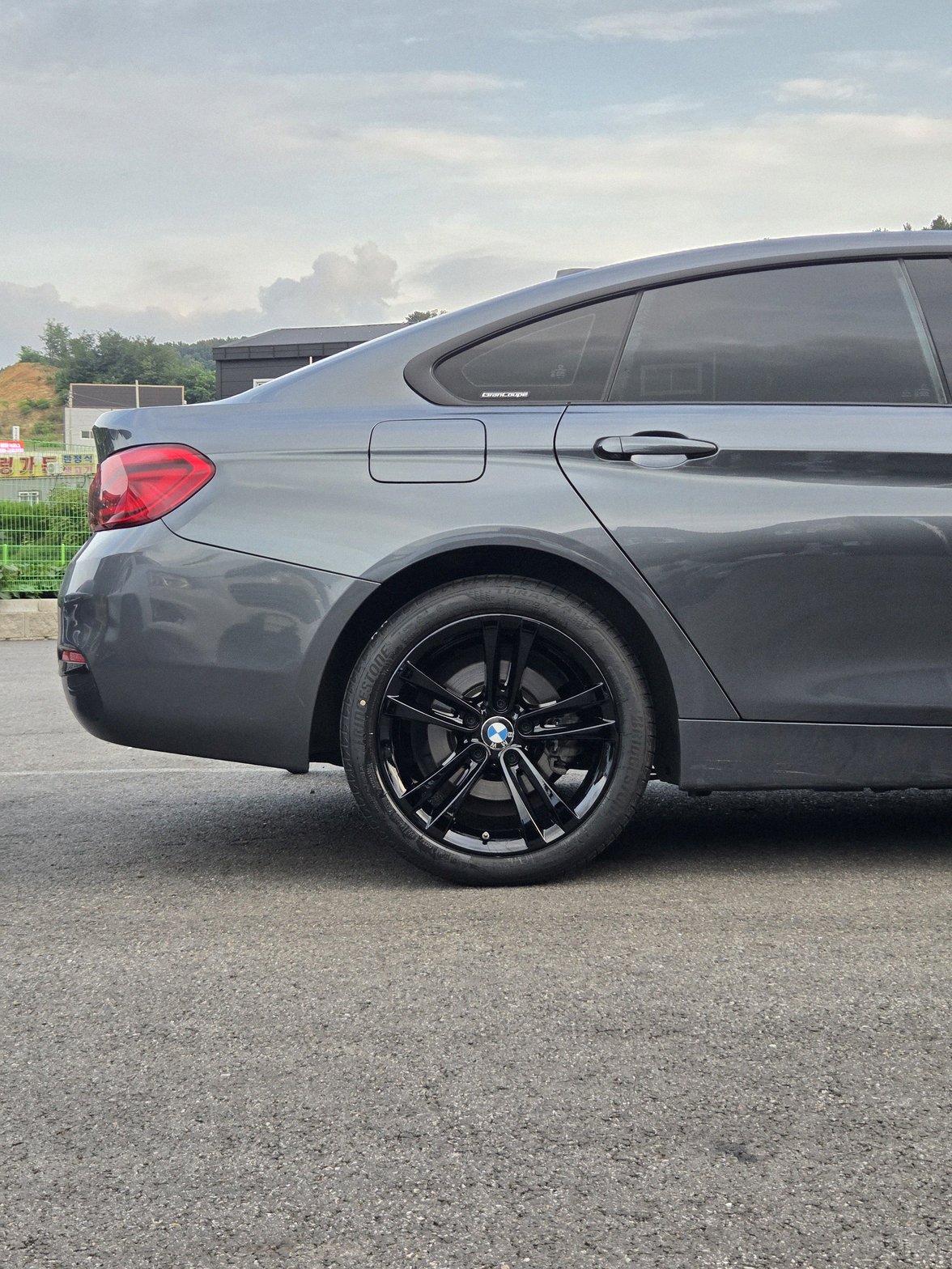 수원 bmw420d 휠복원도색 블랙유광 시공 6번 — 명품휠스토리 동탄오산점