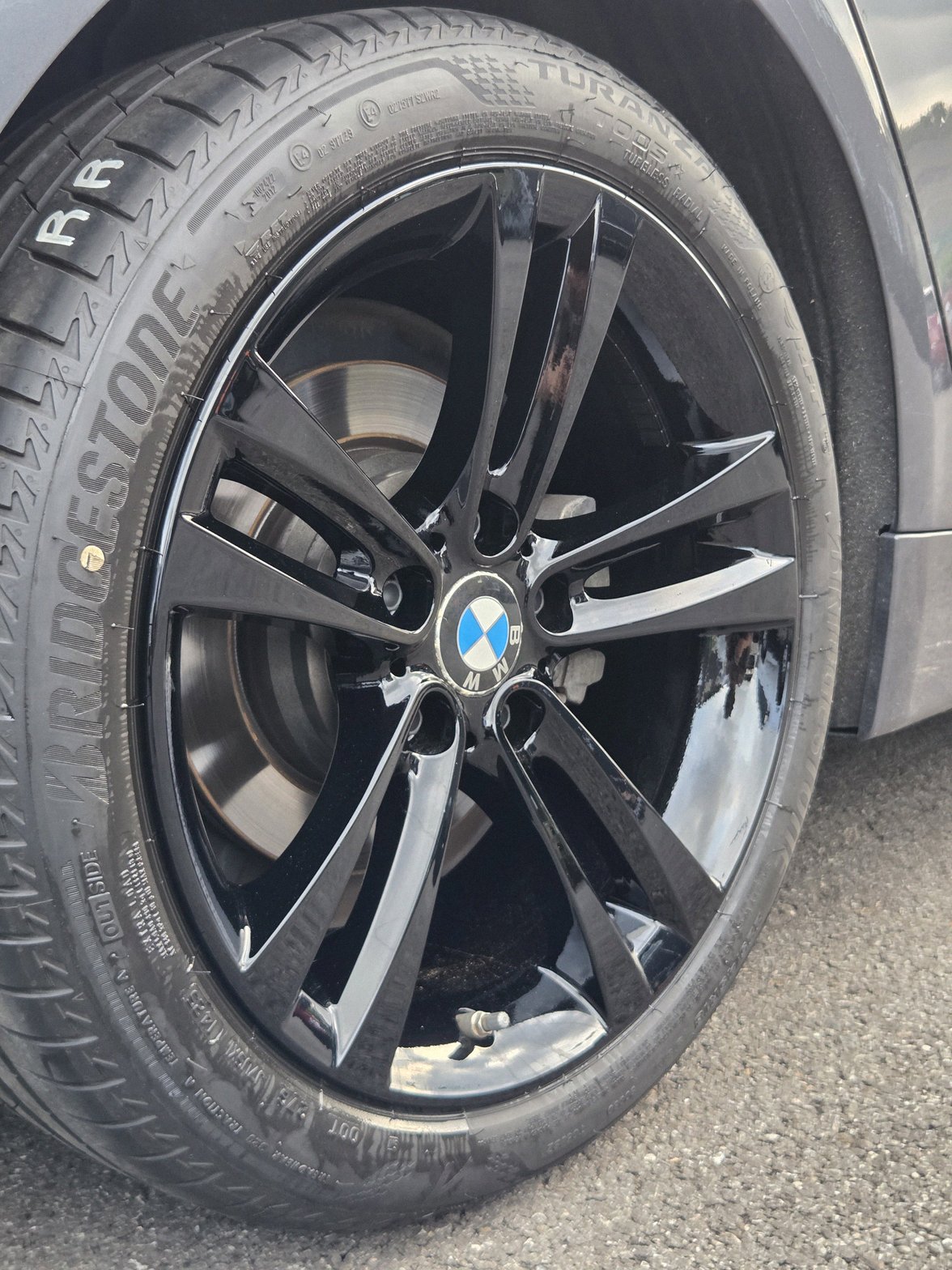 수원 bmw420d 휠복원도색 블랙유광 시공 9번 — 명품휠스토리 동탄오산점
