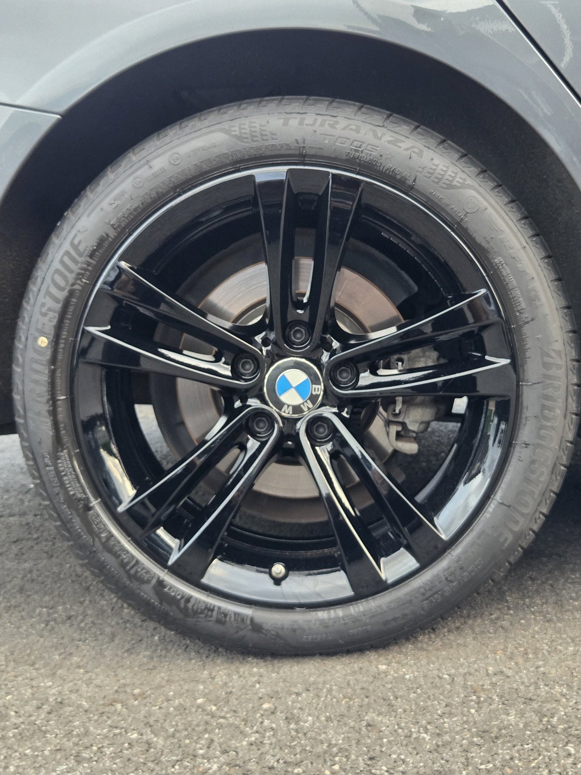 수원 bmw420d 휠복원도색 블랙유광 시공 10번 — 명품휠스토리 동탄오산점