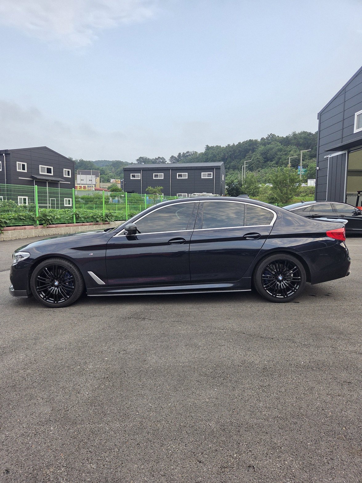 안성 bmw550i 휠복원도색 블랙유광 시공 9번 — 명품휠스토리 동탄오산점