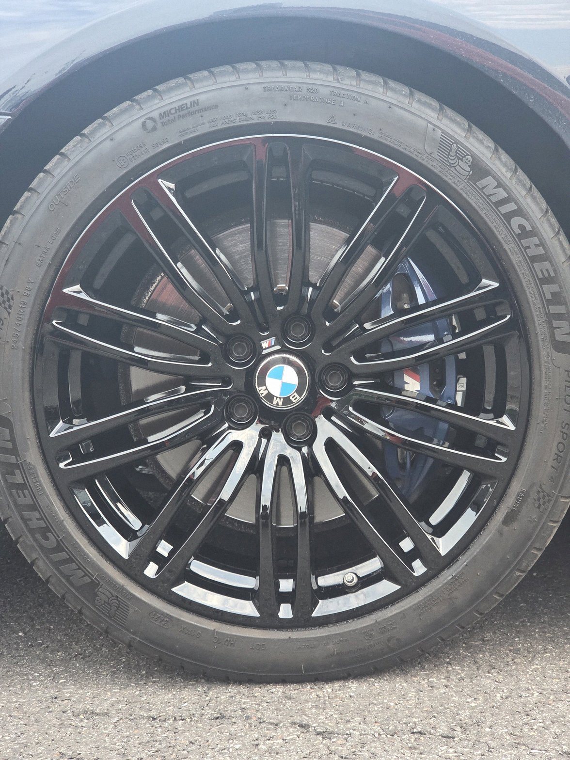 안성 bmw550i 휠복원도색 블랙유광 시공 11번 — 명품휠스토리 동탄오산점