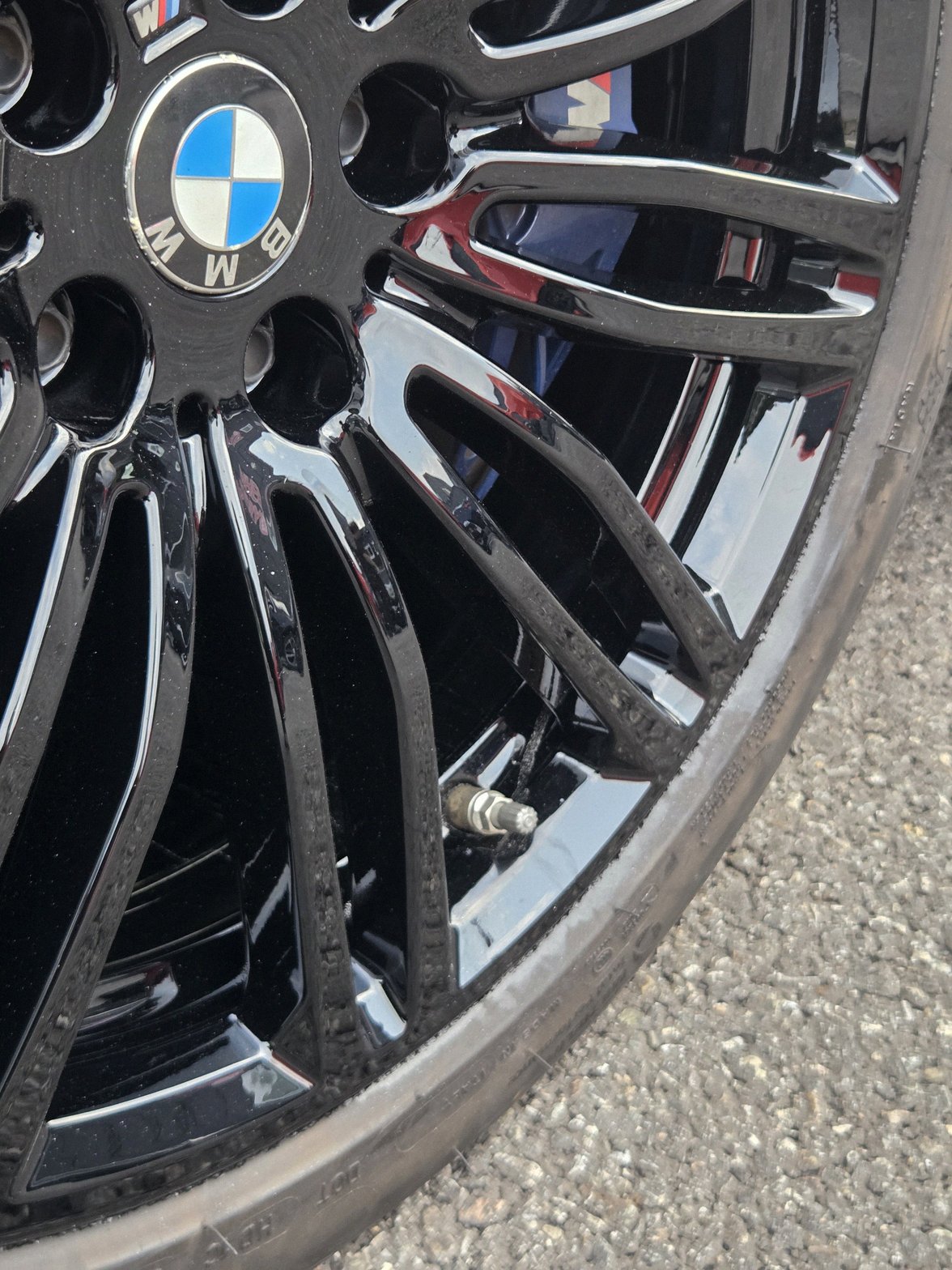 안성 bmw550i 휠복원도색 블랙유광 시공 13번 — 명품휠스토리 동탄오산점