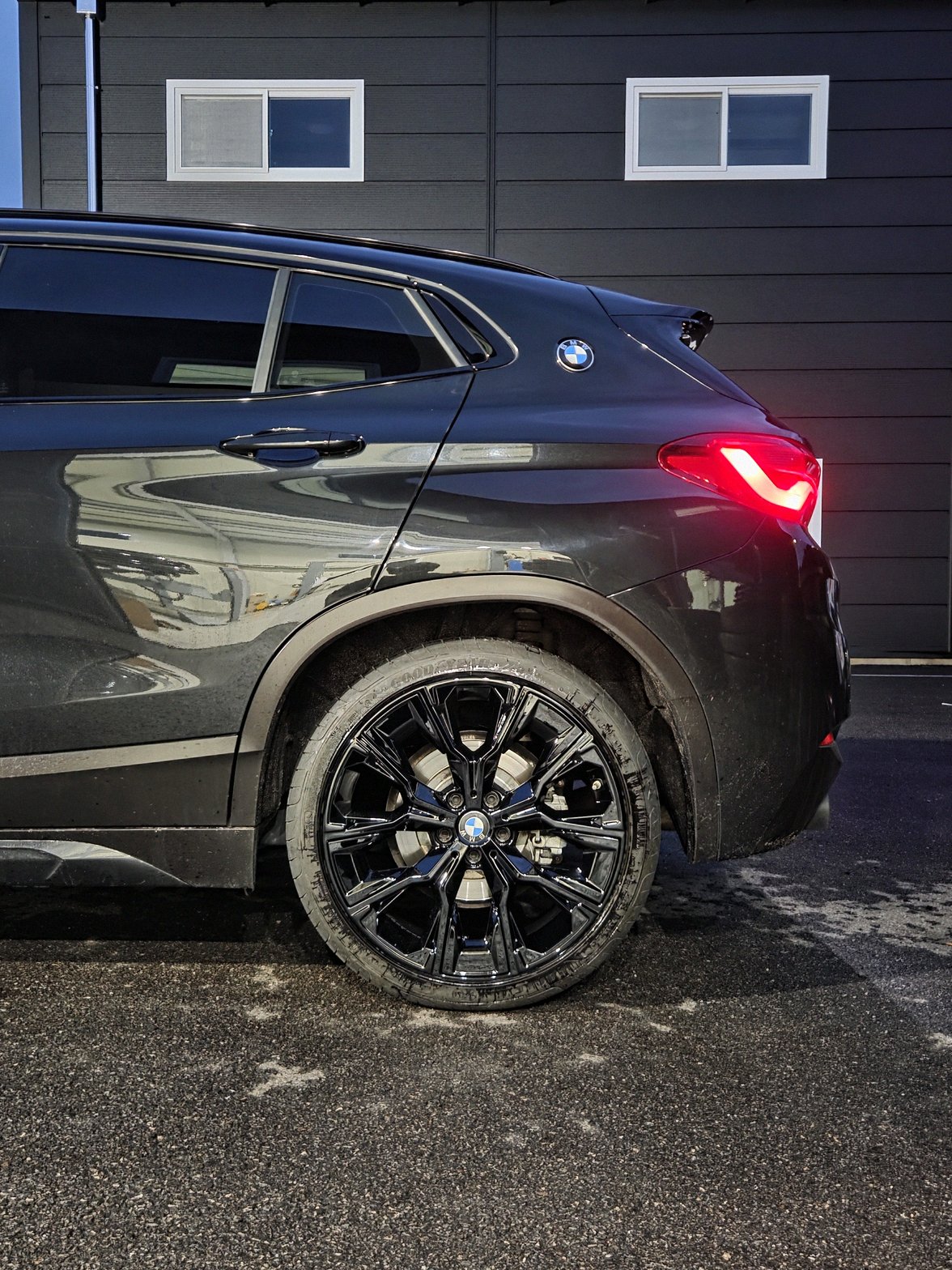 오산 bmwx2 휠복원도색 블랙유광 시공 6번 — 명품휠스토리 동탄오산점